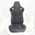 Adjustable Gray PVC leather universal racing car seats